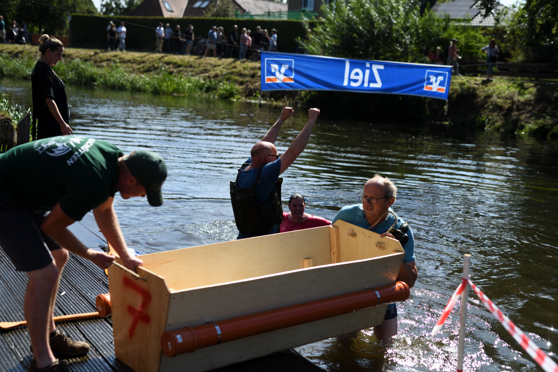 Ziel Schweinetrogrennen