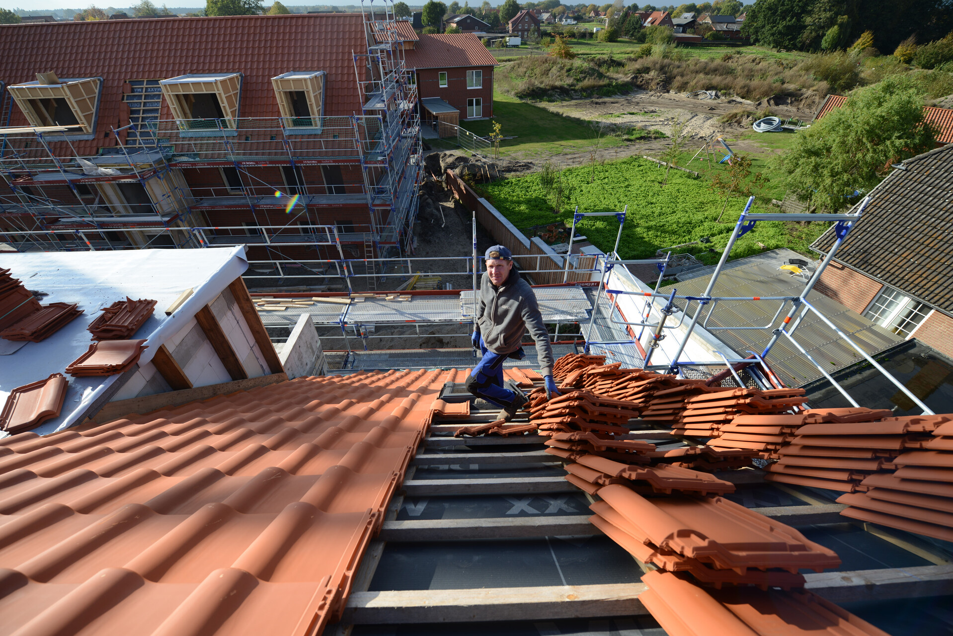 Dachdecker Domspatz Banner