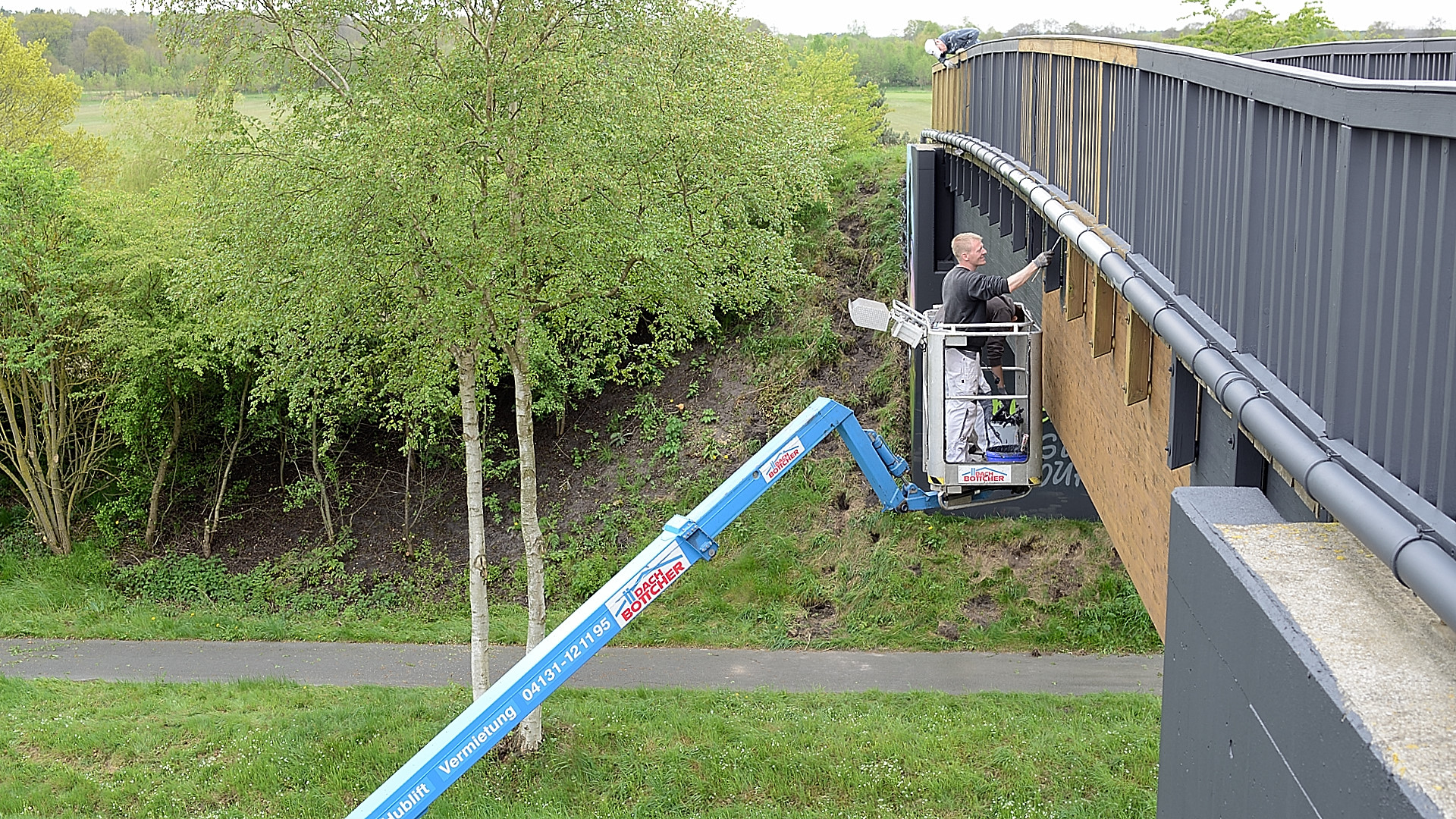 Arbeitsbühne für Brücken Inspektion