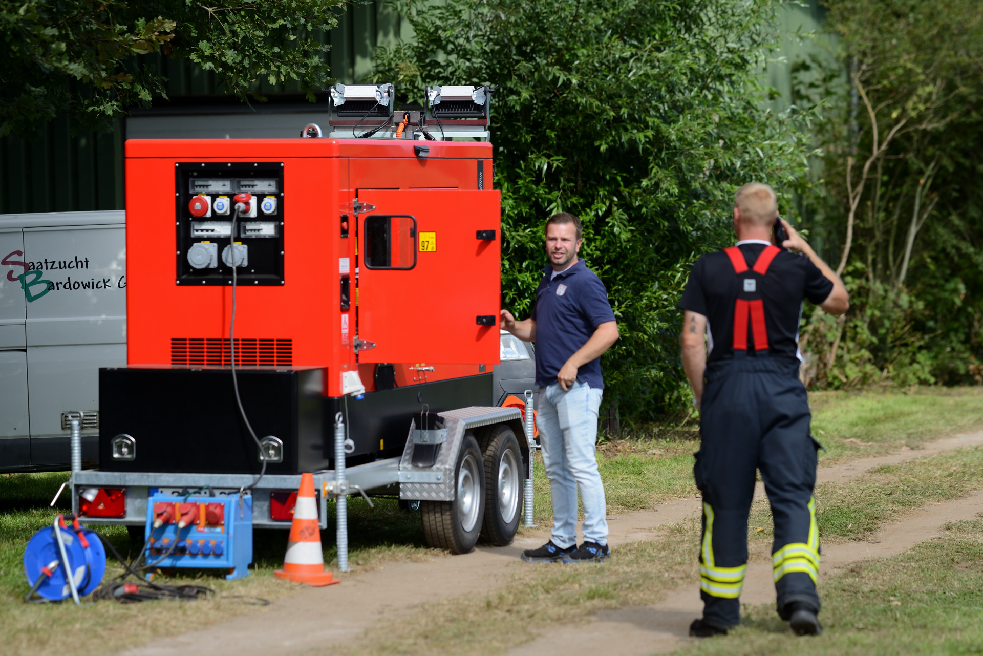 Strom von der Feuerwehr Bardowick