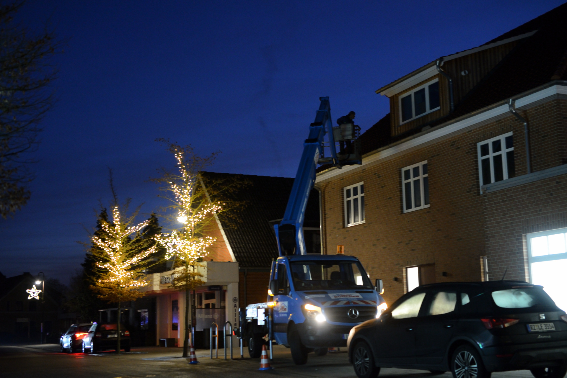 Hubsteiger mieten Weihnachten