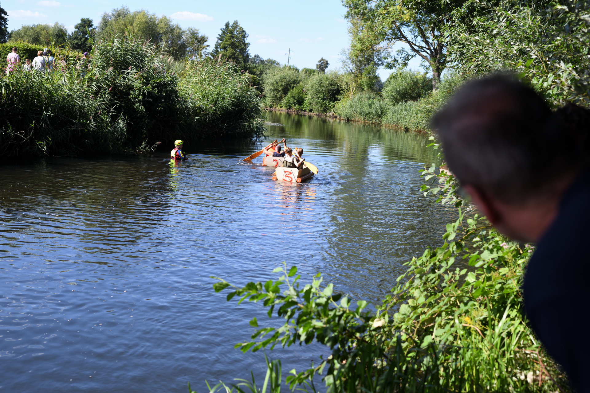 Startblock Schweinetrogrennen